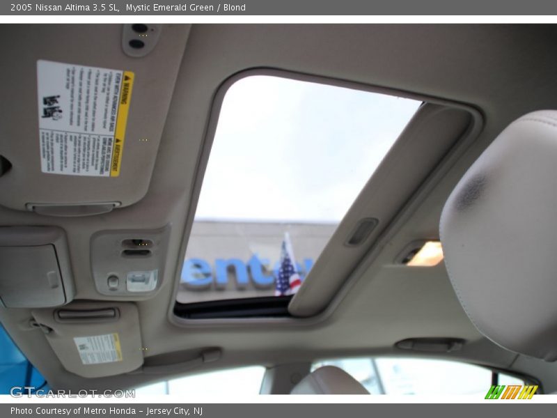 Mystic Emerald Green / Blond 2005 Nissan Altima 3.5 SL