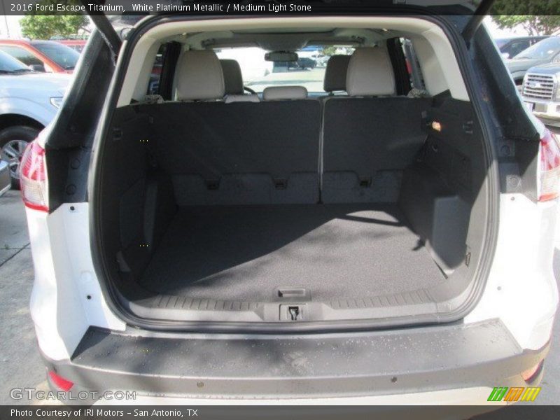  2016 Escape Titanium Trunk