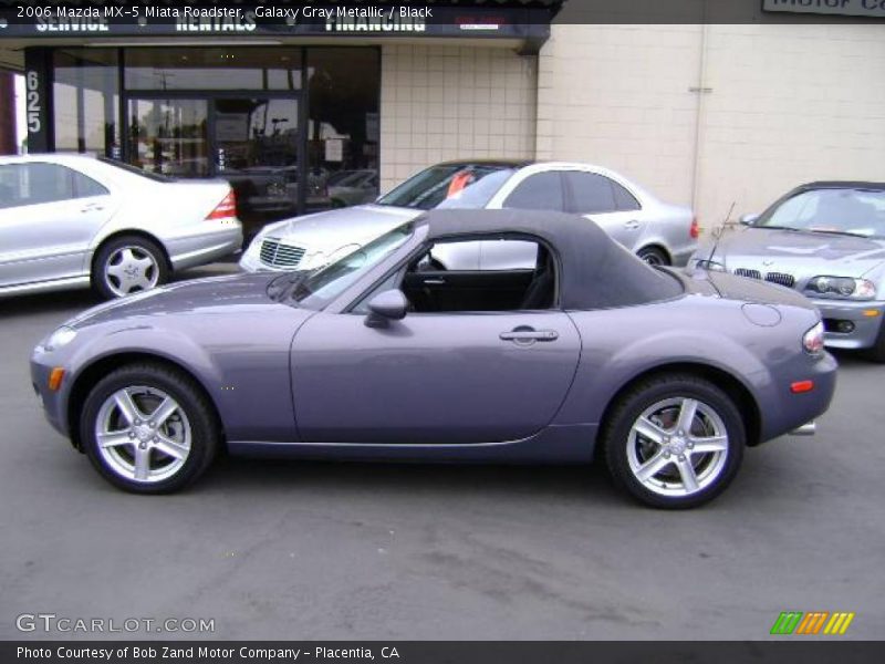 Galaxy Gray Metallic / Black 2006 Mazda MX-5 Miata Roadster