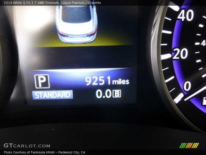 Liquid Platinum / Graphite 2014 Infiniti Q 50 3.7 AWD Premium