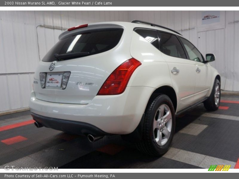 Glacier White Pearl / Cafe Latte 2003 Nissan Murano SL AWD