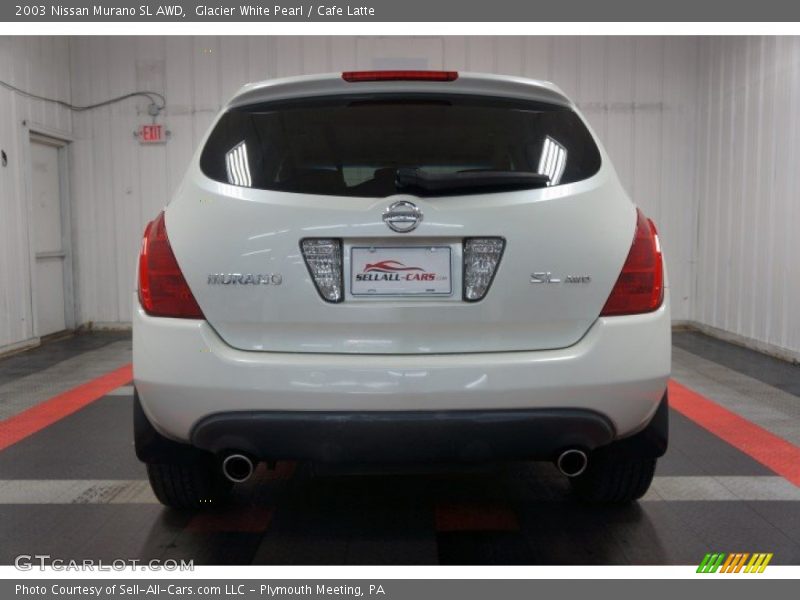 Glacier White Pearl / Cafe Latte 2003 Nissan Murano SL AWD