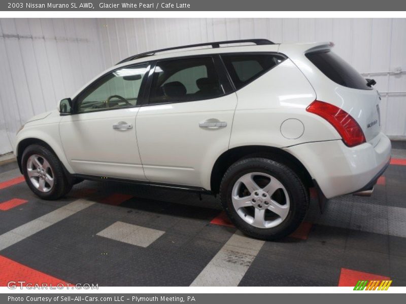 Glacier White Pearl / Cafe Latte 2003 Nissan Murano SL AWD