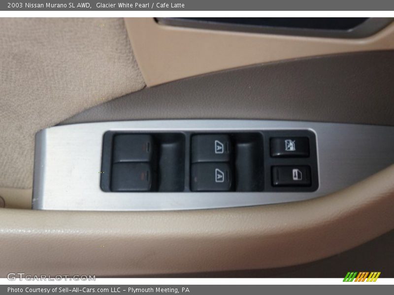 Glacier White Pearl / Cafe Latte 2003 Nissan Murano SL AWD