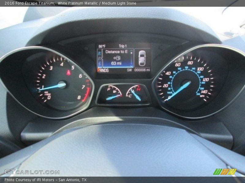  2016 Escape Titanium Titanium Gauges