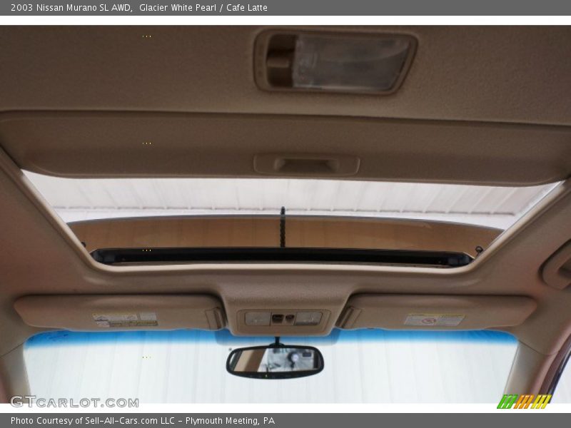 Glacier White Pearl / Cafe Latte 2003 Nissan Murano SL AWD