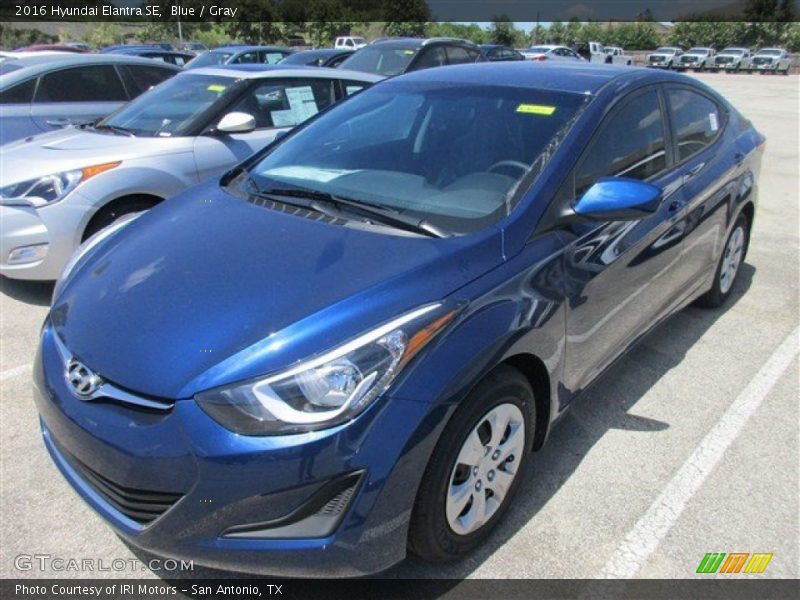 Blue / Gray 2016 Hyundai Elantra SE