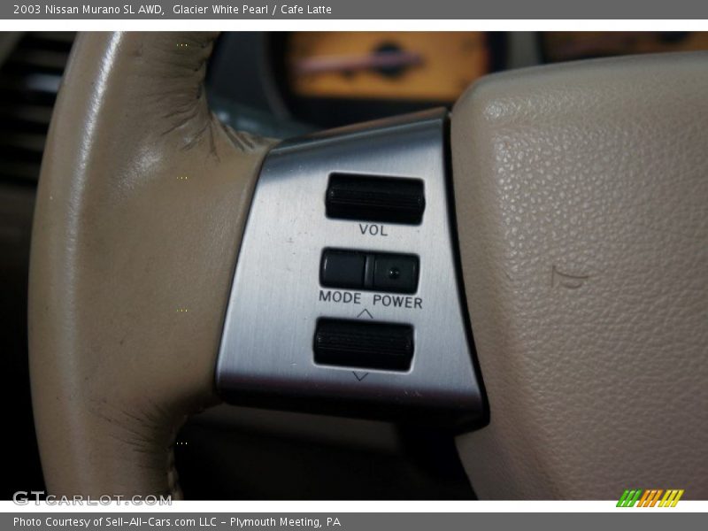 Glacier White Pearl / Cafe Latte 2003 Nissan Murano SL AWD