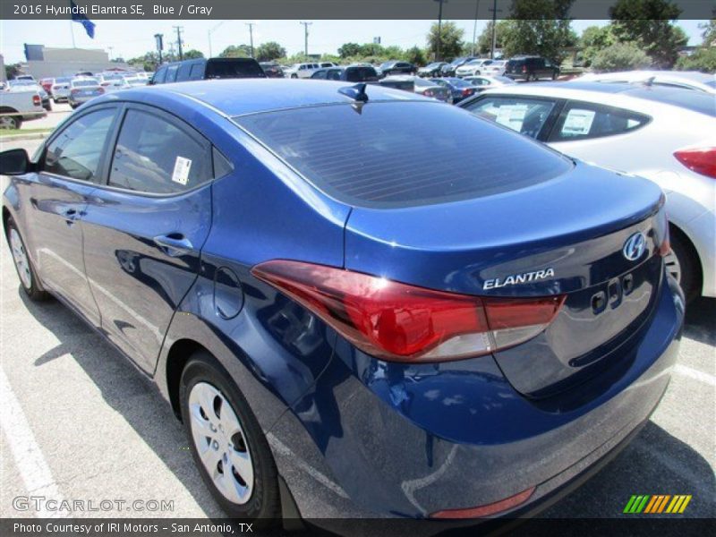 Blue / Gray 2016 Hyundai Elantra SE
