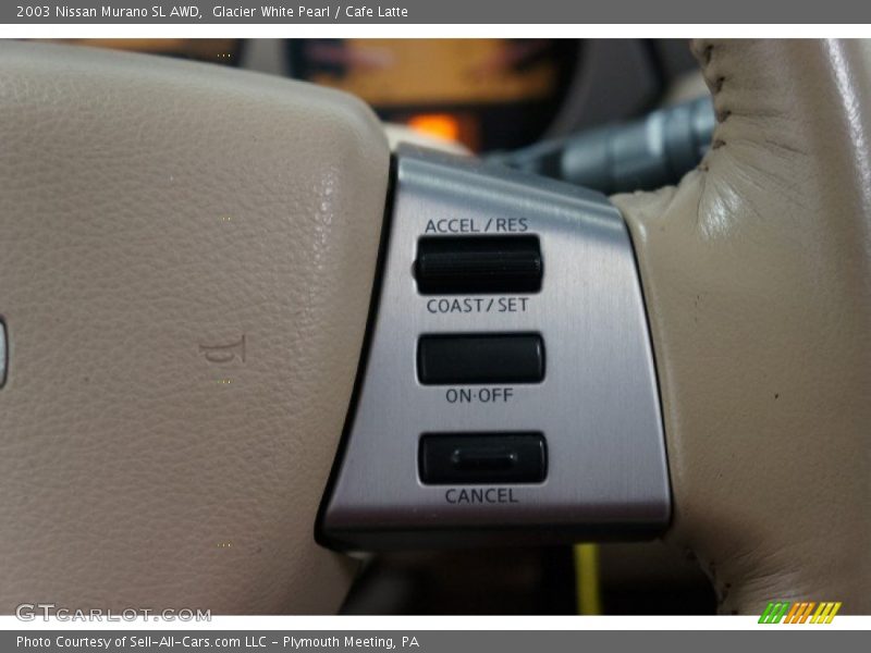 Glacier White Pearl / Cafe Latte 2003 Nissan Murano SL AWD