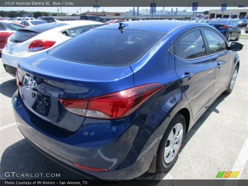 Blue / Gray 2016 Hyundai Elantra SE