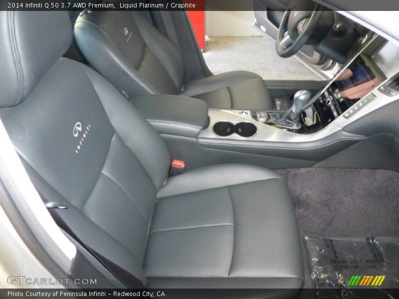 Liquid Platinum / Graphite 2014 Infiniti Q 50 3.7 AWD Premium