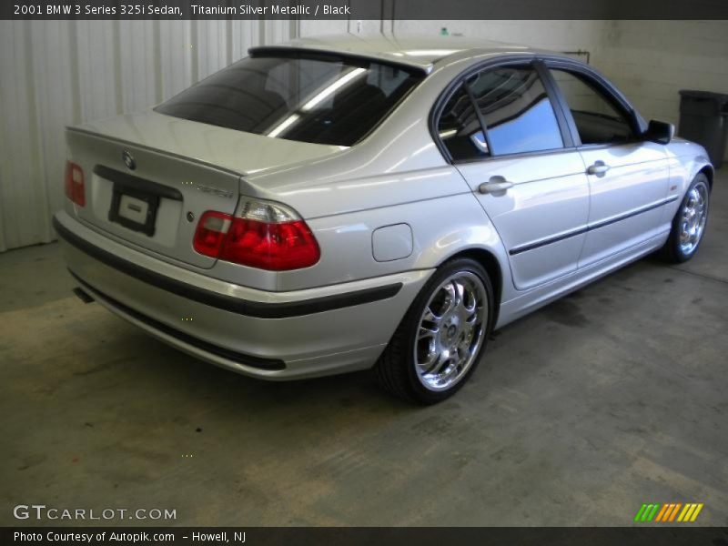 Titanium Silver Metallic / Black 2001 BMW 3 Series 325i Sedan