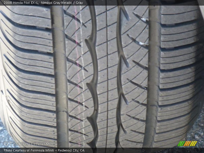 Nimbus Gray Metallic / Gray 2008 Honda Pilot EX-L