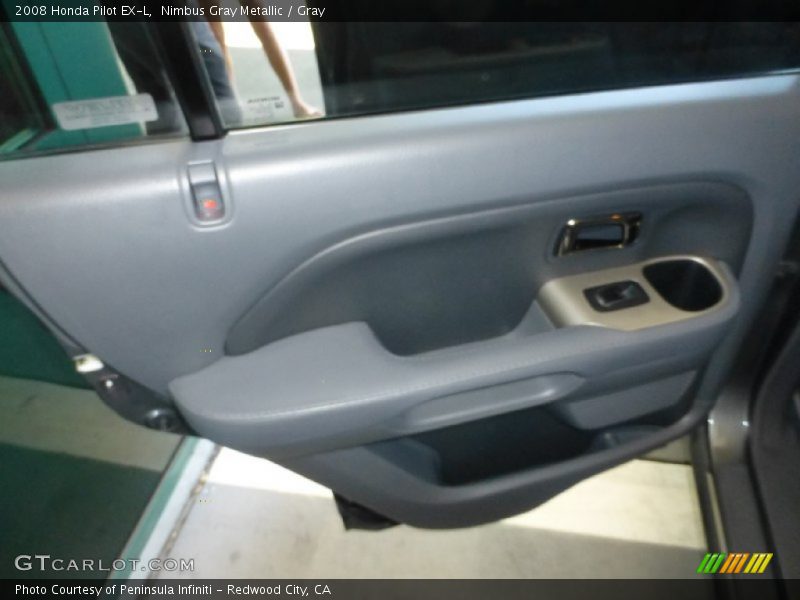 Nimbus Gray Metallic / Gray 2008 Honda Pilot EX-L