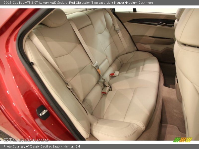 Red Obsession Tintcoat / Light Neutral/Medium Cashmere 2015 Cadillac ATS 2.0T Luxury AWD Sedan