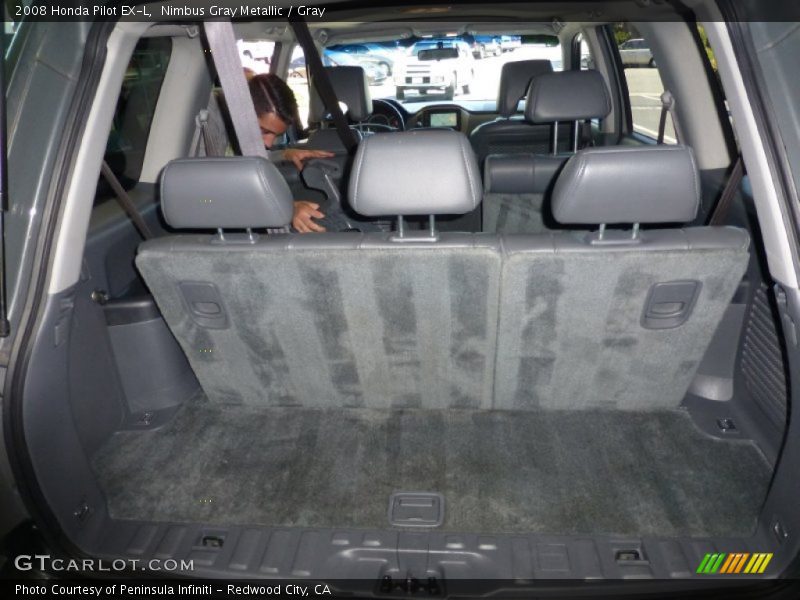 Nimbus Gray Metallic / Gray 2008 Honda Pilot EX-L