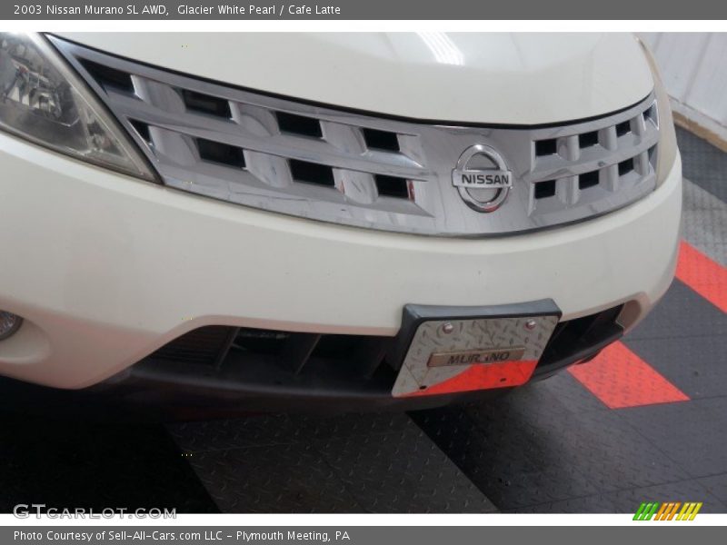 Glacier White Pearl / Cafe Latte 2003 Nissan Murano SL AWD
