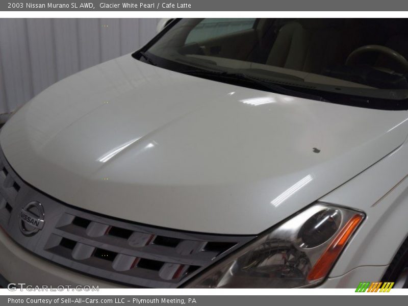 Glacier White Pearl / Cafe Latte 2003 Nissan Murano SL AWD