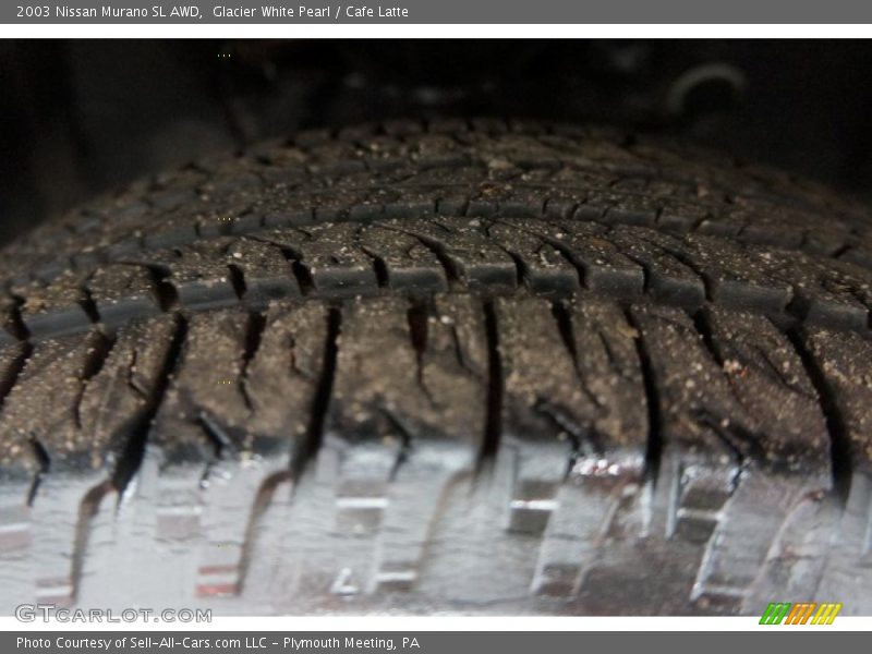 Glacier White Pearl / Cafe Latte 2003 Nissan Murano SL AWD