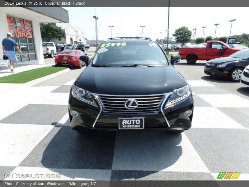 Obsidian Black / Black 2014 Lexus RX 350