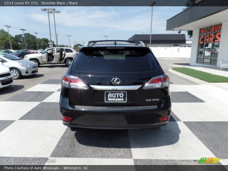Obsidian Black / Black 2014 Lexus RX 350