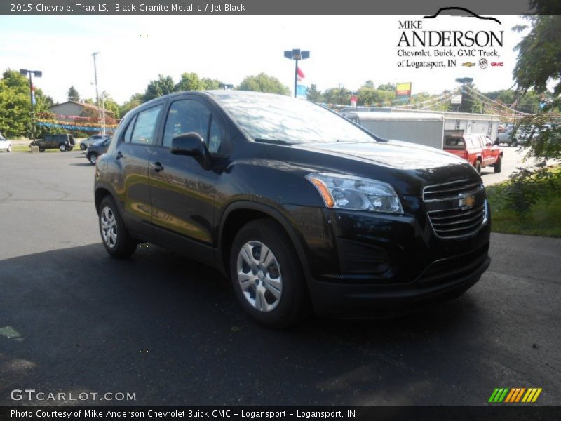 Black Granite Metallic / Jet Black 2015 Chevrolet Trax LS