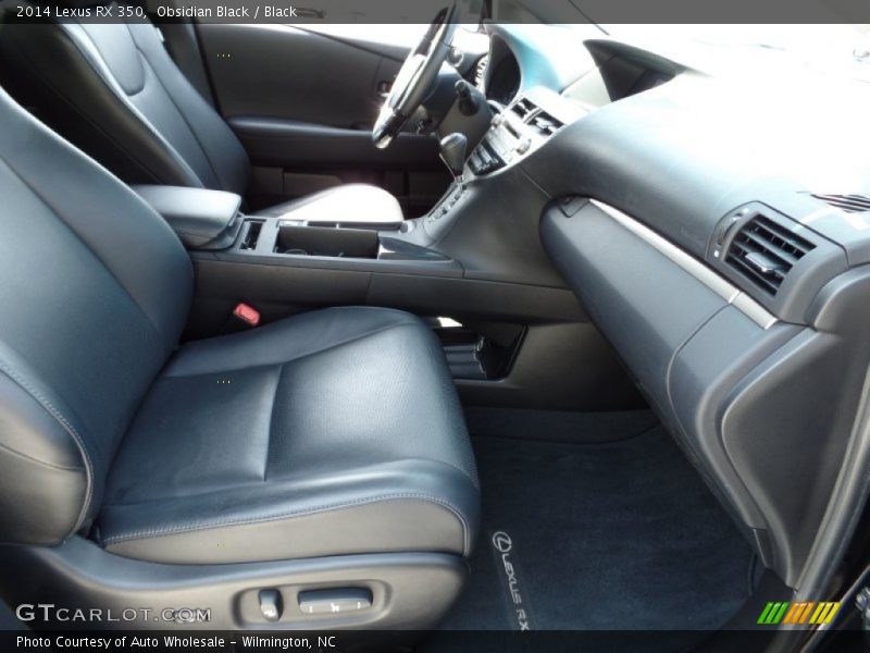 Obsidian Black / Black 2014 Lexus RX 350