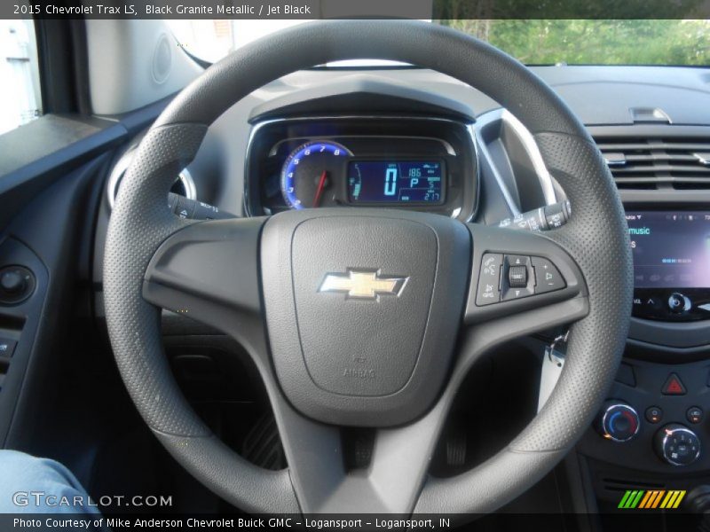 Black Granite Metallic / Jet Black 2015 Chevrolet Trax LS