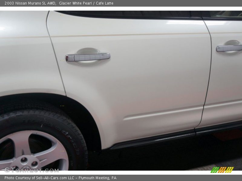 Glacier White Pearl / Cafe Latte 2003 Nissan Murano SL AWD