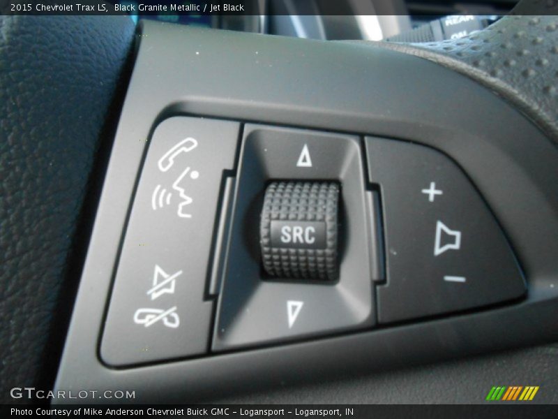 Black Granite Metallic / Jet Black 2015 Chevrolet Trax LS