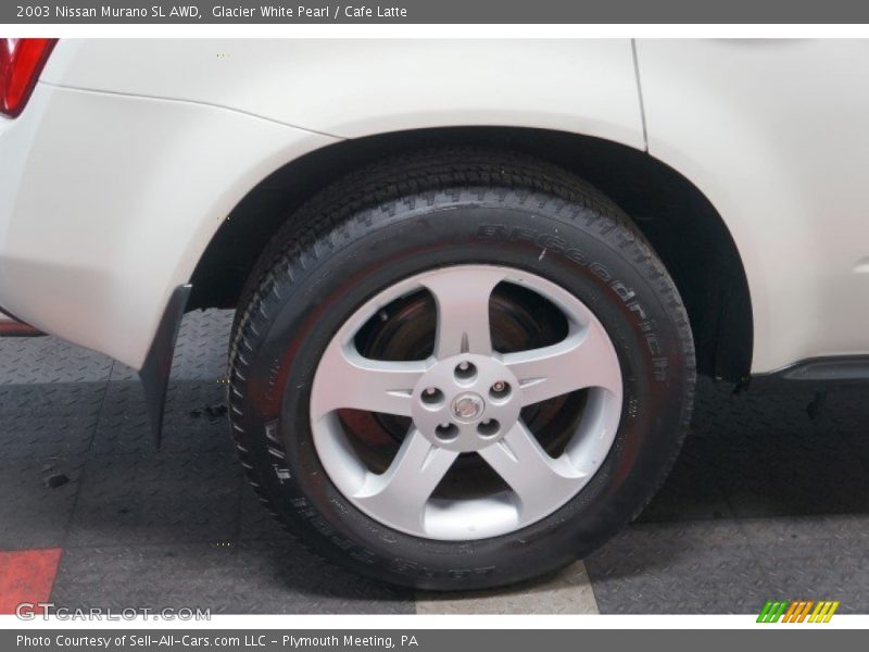 Glacier White Pearl / Cafe Latte 2003 Nissan Murano SL AWD