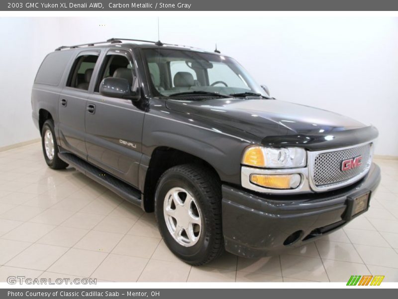 Carbon Metallic / Stone Gray 2003 GMC Yukon XL Denali AWD