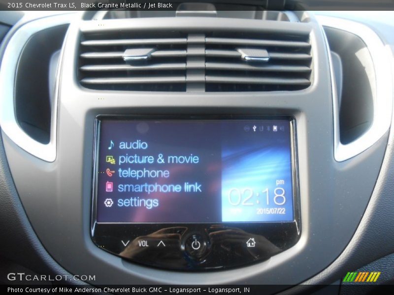 Black Granite Metallic / Jet Black 2015 Chevrolet Trax LS