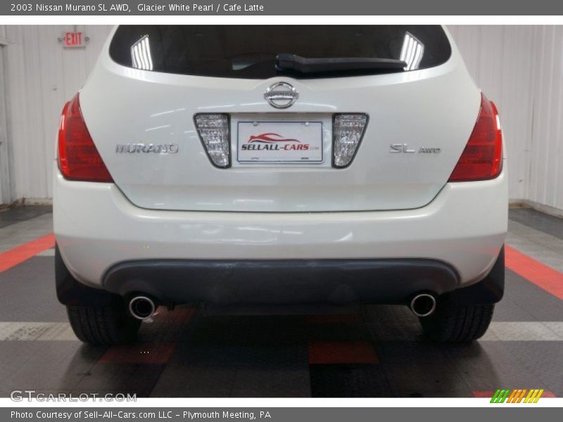 Glacier White Pearl / Cafe Latte 2003 Nissan Murano SL AWD
