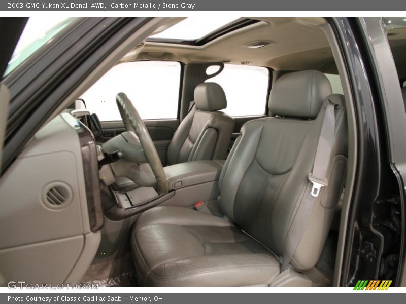 Carbon Metallic / Stone Gray 2003 GMC Yukon XL Denali AWD