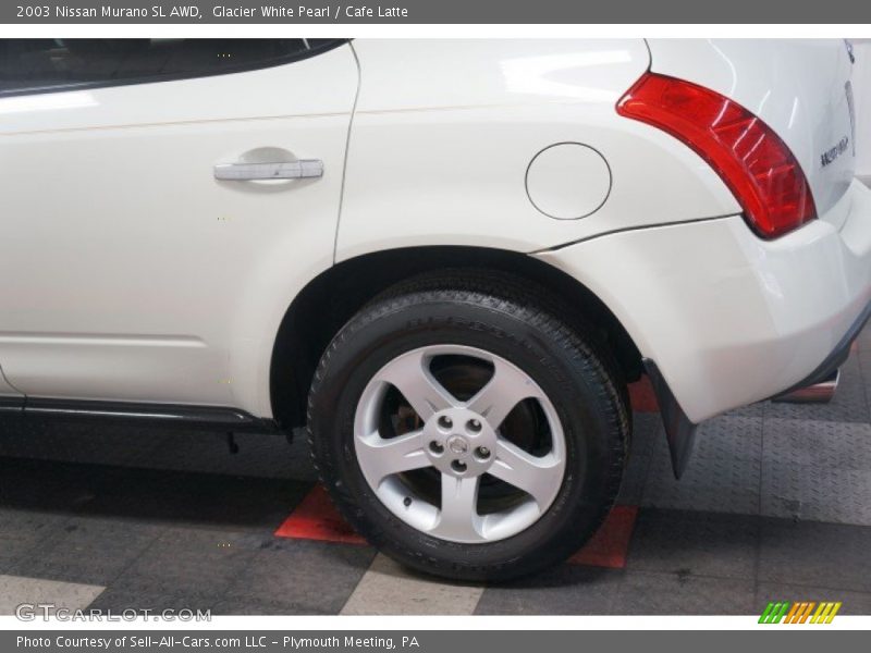 Glacier White Pearl / Cafe Latte 2003 Nissan Murano SL AWD
