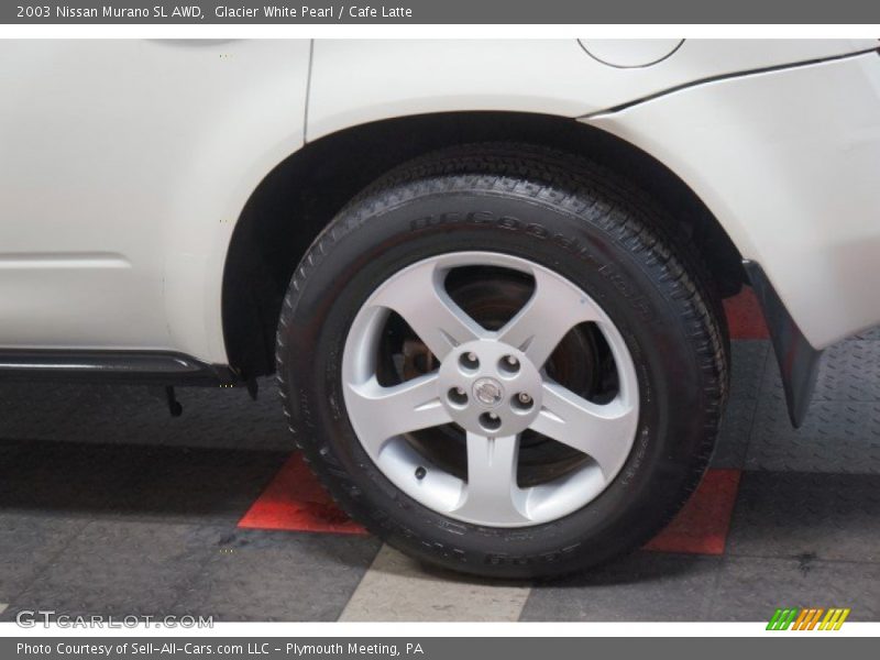 Glacier White Pearl / Cafe Latte 2003 Nissan Murano SL AWD