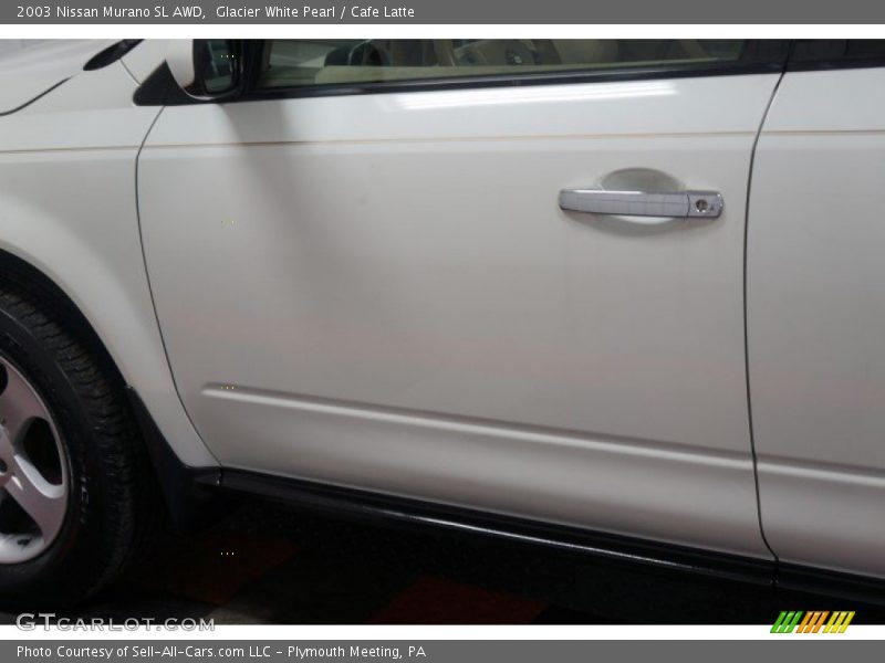 Glacier White Pearl / Cafe Latte 2003 Nissan Murano SL AWD