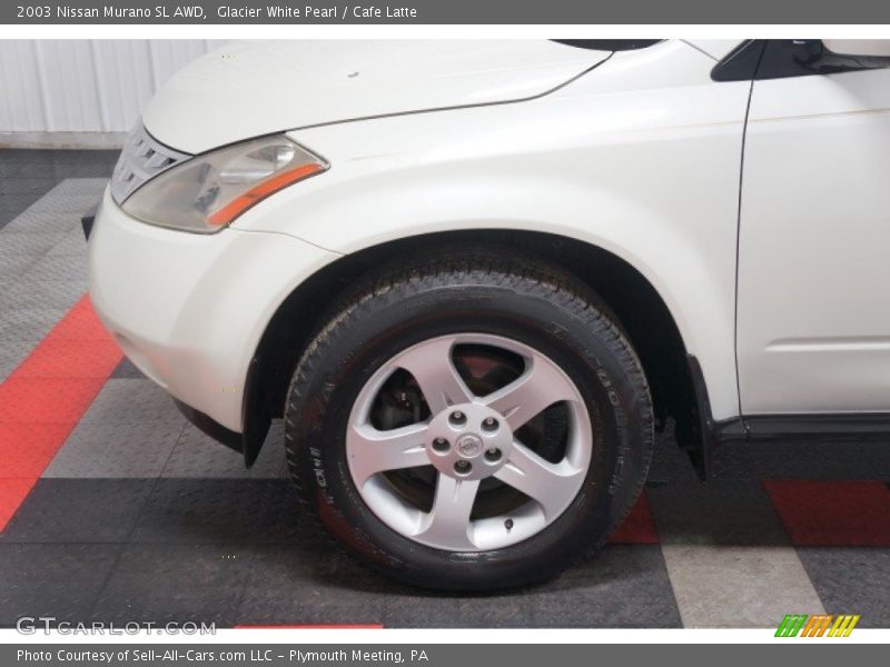 Glacier White Pearl / Cafe Latte 2003 Nissan Murano SL AWD