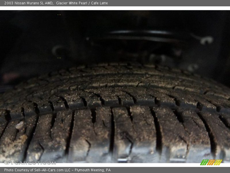Glacier White Pearl / Cafe Latte 2003 Nissan Murano SL AWD