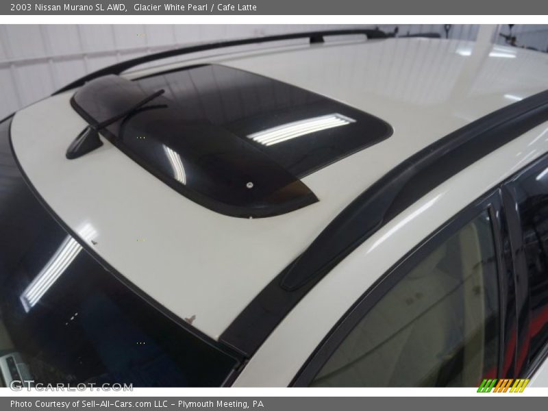 Glacier White Pearl / Cafe Latte 2003 Nissan Murano SL AWD