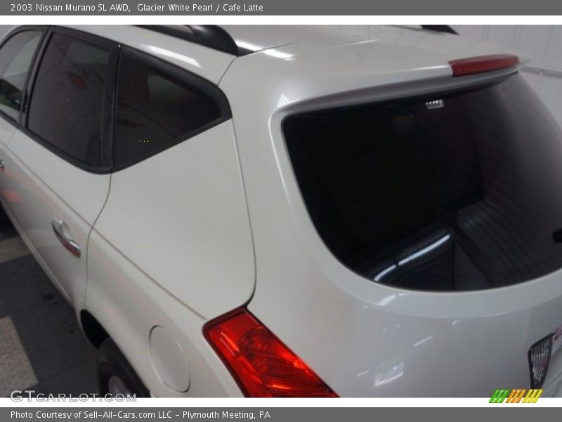 Glacier White Pearl / Cafe Latte 2003 Nissan Murano SL AWD