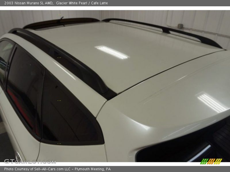 Glacier White Pearl / Cafe Latte 2003 Nissan Murano SL AWD