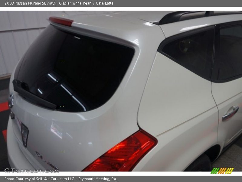 Glacier White Pearl / Cafe Latte 2003 Nissan Murano SL AWD