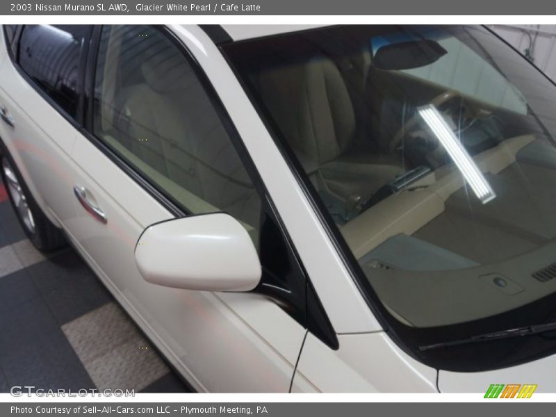Glacier White Pearl / Cafe Latte 2003 Nissan Murano SL AWD