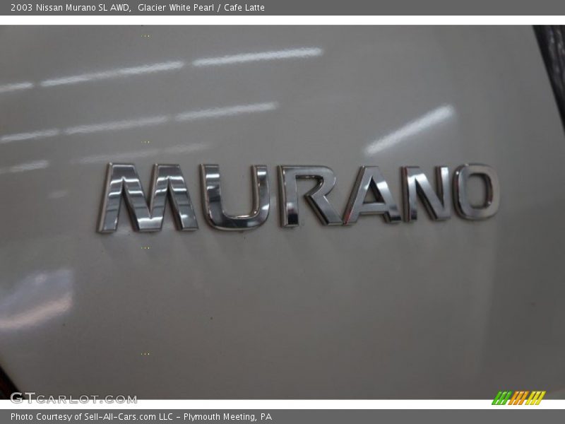 Glacier White Pearl / Cafe Latte 2003 Nissan Murano SL AWD