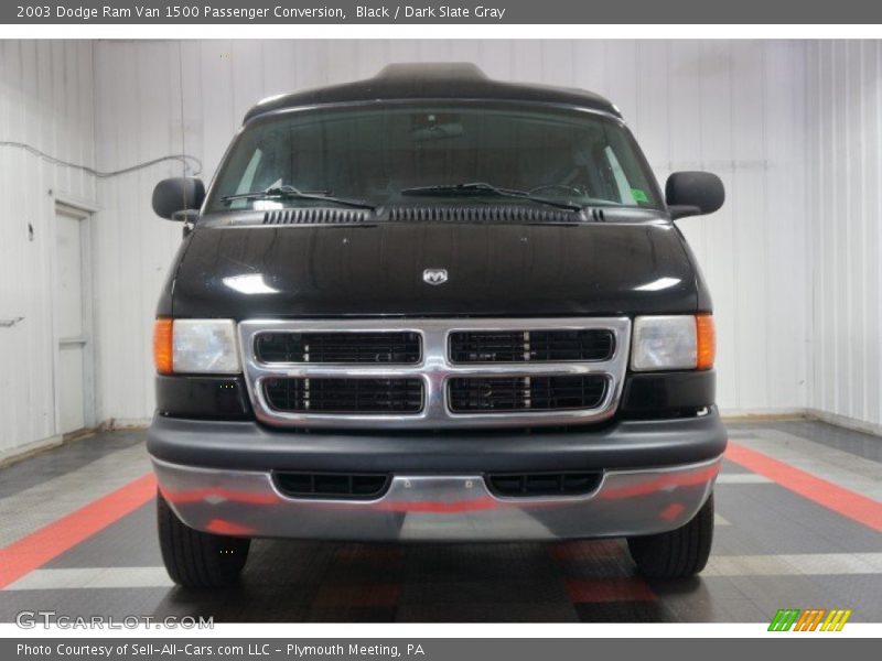 Black / Dark Slate Gray 2003 Dodge Ram Van 1500 Passenger Conversion