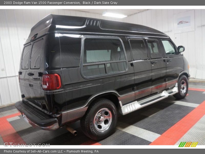 Black / Dark Slate Gray 2003 Dodge Ram Van 1500 Passenger Conversion