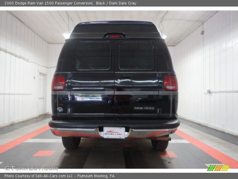 Black / Dark Slate Gray 2003 Dodge Ram Van 1500 Passenger Conversion